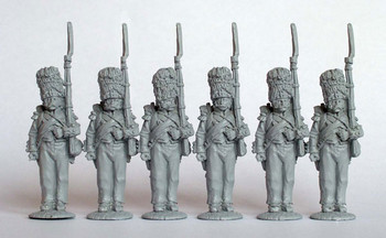 Napoleonic French Grenadiers of the Imperial Guard Standing at Attention - Available to Order