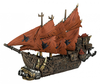 Kings of War: Armada Orc Ripper Hulk XL Ship