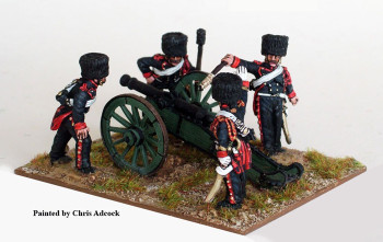 Napoleonic French Guard Horse Artillery Firing 6pdr - Available to Order