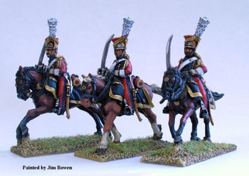 Napoleonic French 2nd Lancers of the Imperial Guard, Second Rank - Available to Order