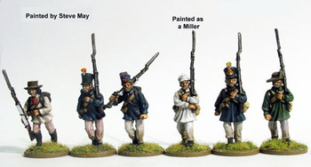 Napoleonic French National Guard Conscripts of 1814 "Casual March Attack" 2 - Available to Order