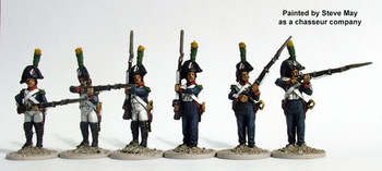 Napoleonic French Paris National Guard of 1814 Flank Companies, Firing Line - Available to Order