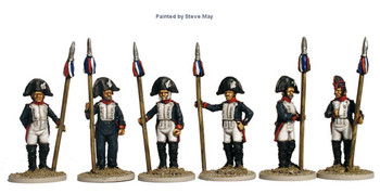 Napoleonic French Paris National Guard of 1814 Pikemen, Standing - Available to Order