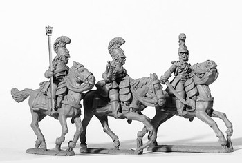 Napoleonic French Gendarme d'Elite Command in Helmets, 1815 - Available to Order