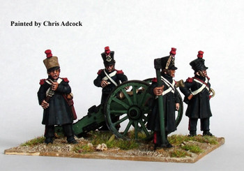 Napoleonic French Foot Artillery Priming 6pdr, Greatcoats - Available to Order