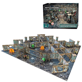 Battle Systems Sci-fi Terrain Alien Catacombs Core Set - 28-35mm RPG / Wargames / 40k Necromunda Card Scenery
