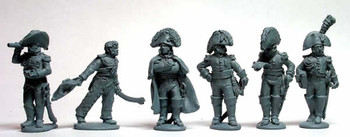 Napoleonic French Staff & Generals Dismounted - Available to Order