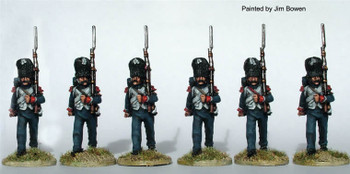 Napoleonic French Chasseurs a Pied of the Imperial Guard, March Attack - Available to Order