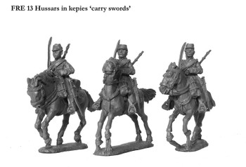 Franco-Prussian War French Hussars / Chasseurs a Cheval in Kepis, 'Carry Swords' - Available to Order