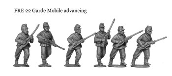 Franco-Prussian War French Garde Mobile Advancing - Available to Order