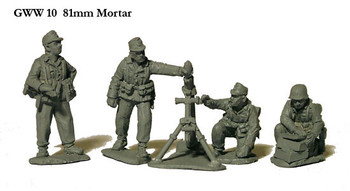 WWII German 81mm Mortar & Crew - Available to Order