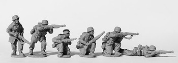 WWII German Fallschirmjager Skirmishing w/ Rifles - Available to Order