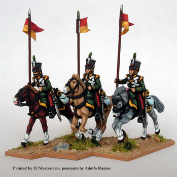 Carlist War Isabelino Light Cavalry, Upright Lance - Available to Order