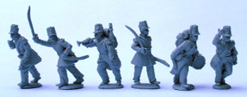 Carlist War Isabelino FFL Command Marching / Advancing - Available to Order