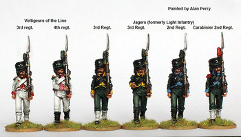 Napoleonic Kingdom of Holland Voltigeurs / Jagers, Marching - Available to Order