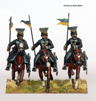 Napoleonic Brunswick Uhlans Charging - Available to Order