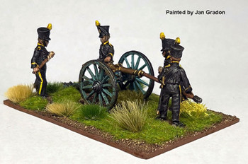 Napoleonic Brunswick Foot Artillery Loading 6pdr - Available to Order