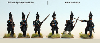 Napoleonic Brunswick 'Black Band' Infantry Command Skirmishing 1809 - Available to Order