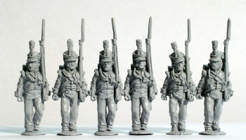 Napoleonic British Hanoverian Militia (Osterode Battalion) Advancing - Available to Order