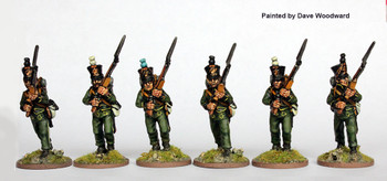 Napoleonic Nassau 2nd Nassau-Usingen Regt. Centre Companies, Advancing, High Porte - Available to Order