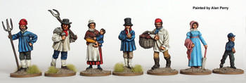 Napoleonic Extras French / Low Countries Civilians - Available to Order