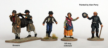 Napoleonic Extras Brewers, Milkmaid, etc. - Available to Order