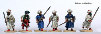 Napoleonic Ottoman Army 1790-1815 Egyptian Fellahin Attacking w/ Spears - Available to Order