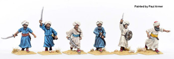 Napoleonic Ottoman Army 1790-1815 Egyptian Fellahin Attacking w/ Swords - Available to Order