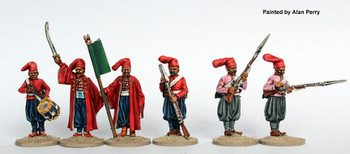 Napoleonic Ottoman Army 1790-1815 Nizam-I-Cedid Command Standing, Boustangees Hat - Available to Order