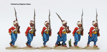 Napoleonic Ottoman Army 1790-1815 Arnaut (Albanian) w/ British Equipment, Marching - Available to Order