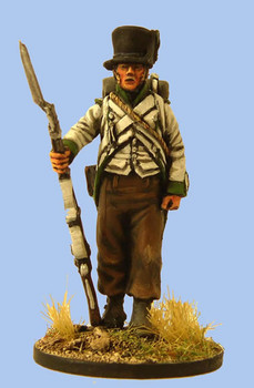 40mm Peninsular Lippe-Detmold Fusilier in Spanish Overalls Standing Easy - Available to Order