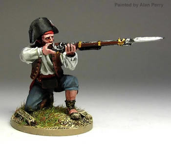 40mm Peninsular Spanish Guerrilla Kneeling, Firing - Available to Order