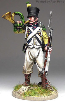 40mm Peninsular French Voltigeur Cornet Standing, in Habit - Available to Order