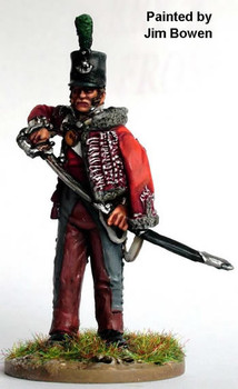 40mm Peninsular British Officer, 43 Rd Light Infantry Drawing Sword, Standing - Available to Order