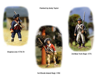 AWI Plastic Continental Infantry 1776-1783 - Available to Order
