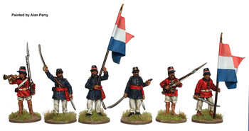 War of the Triple Alliance (1864-70) Paraguayan Infantry Command Standing - Available to Order