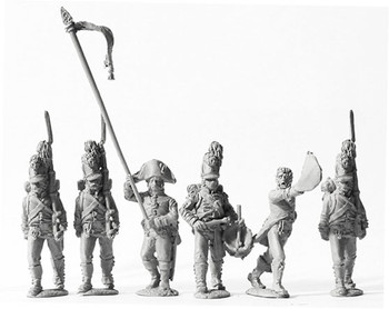 Napoleonic Nassau Leib Battalion V. Todenwarth, Command (Helmets) 1806-07 - Available to Order