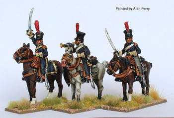 Napoleonic Portuguese Line Cavalry Command in Shakos, Standing, 1810-14 - Available to Order