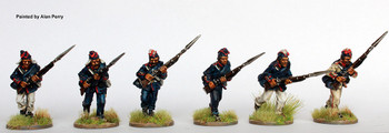 War of the Triple Alliance (1864-70) Brazilian Fusiliers Attacking, Side Caps - Available to Order