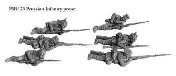 Franco-Prussian War Prussian Infantry Prone - Available to Order