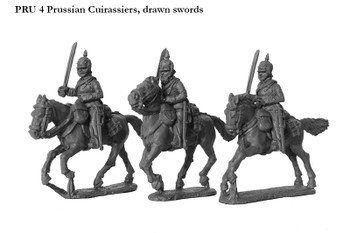 Franco-Prussian War Prussian Cuirassiers, Drawn Swords - Available to Order