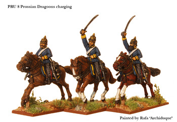 Franco-Prussian War Prussian Dragoons Charging - Available to Order