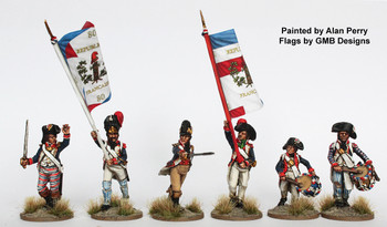 Revolutionary French Infantry Command Advancing - Available to Order