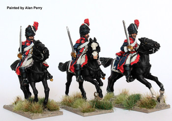 Revolutionary French Carabiniers, Swords Drawn, Galloping - Available to Order