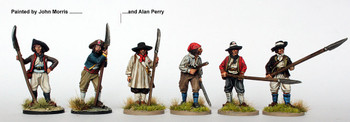 Vendens & Chouans Chouans Standing Ready w/ Glaives & Hand Weapons - Available to Order