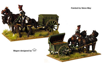 Napoleonic Russian 3 Horse Artillery Ammunition Cart - Available to Order