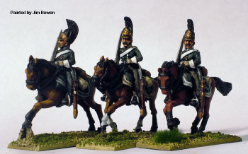 Napoleonic Russian Dragoons, Swords Shouldered, Galloping (1812-14) - Available to Order