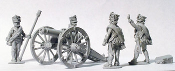 Napoleonic Russian Foot Artillery Firing 12pdr (1809 Kiwer) - Available to Order