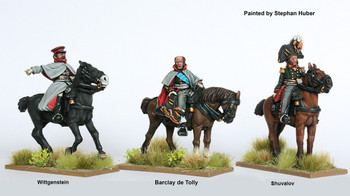 Napoleonic Russian Mounted Commanders 1 - Available to Order