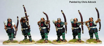 Samurai (1550-1615) Ashigaru Archers, Shooting & Loading - Available to Order